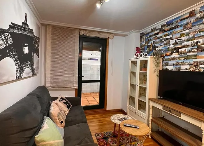 Pleno Centro, Alameda, 5 Minutos Casco Vello Y Estacion Ave דירה